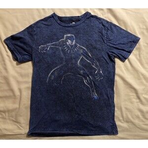 Black Panther T-Shirt (M 38/40) • Short Sleeve, Marvel, Disney, Dark Blue